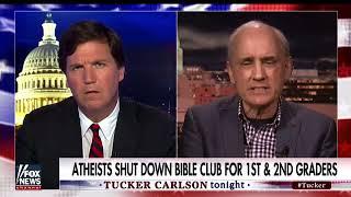 #Atheist shuts down #Bible study club - Tucker Carlson & Dan Barker from @FFRForg