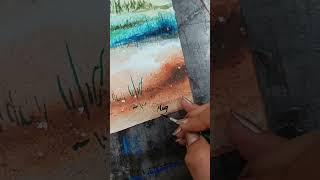 Watercolor landscape️ #painting #watercolor #artist #artwork #watercolorpainting