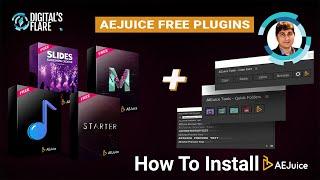 How to Install AEJuice Free Plugin & Bundle Pack in Adobe After Effects | Urdu | Hindi Guide 2024