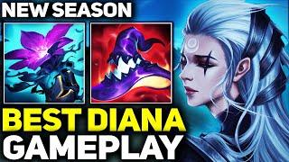 RANK 1 BEST DIANA IN NEW SEASON AMAZING GAMEPLAY! | League of Legends