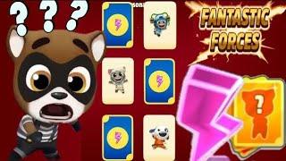 Talking Tom Gold Run FANTASTIC FORCES event LUCKY CARD Mummy Tom Kung Fu Hank Football Tom UNLOCKED