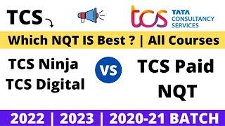 TCS Ninja | TCS Digital OR TCS NQT | Difference B/W Both | 2022 | 2023 | 2020-21 Important Video