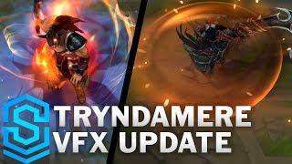 Tryndamere Visual Effect Update Comparison -  All Affected Skins | League Of Legends