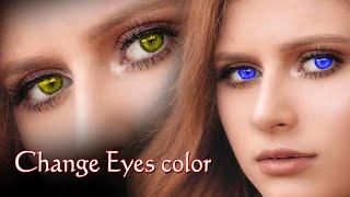 How To Change Eye Color in Photoshop | photoshop main eye color kaise change karen | photo editing