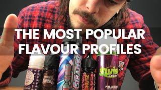 The Most Popular Vape E Liquid Flavour Profiles