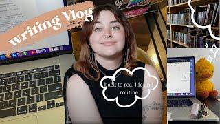 Getting Back into the Writing Groove | writing vlog