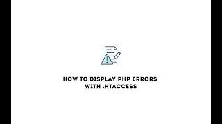 How to display PHP errors with .htaccess