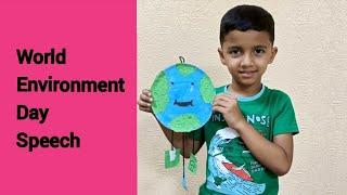 Environment day speech for kids/world environment day speech in english/ukg/class 1/class 2