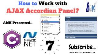 How to work with #Ajax #Accordion #Control?