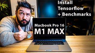 Macbook Pro 16 M1 Max - Install Tensorflow and Conda + Data Science Libs and Benchmark vs 3090