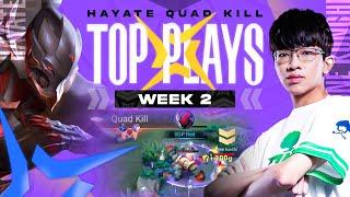 QUAD KILL CỦA HAYATE TIỄN ĐƯA SAIGON PHANTOM RA THẲNG SÂN BAY | TOP PLAYS #2 APL 2024