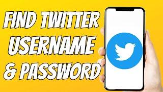 How To Find Twitter Username And Password | recover your Twitter username and password (2023)