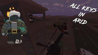 Unturned Tutorial #2 - HOW TO GET ALL KEYS IN UNTURNED ARID MAP!!!