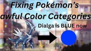 Fixing Pokémon's awful color categories