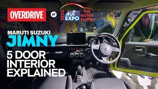 Maruti Suzuki Jimmy 5-door interior, features, space, boot explained | Auto Expo 2023