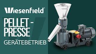 Pelletpresse Wiesenfield WIE-PM-500 | Gerätebetrieb