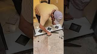 How to install a door threshold  to avoid water 