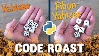 CODE ROAST: Yahtzee - New Python Code Refactoring Series!