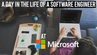 A Day In The Life Of A Software Engineer At Microsoft | Expectation vs Reality