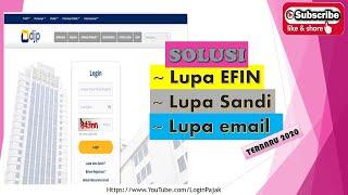 SOLUSI LUPA EFIN, LUPA SANDI, LUPA EMAIL DJP ONLINE   @loginpajak3168