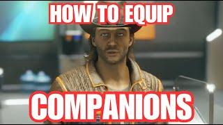 Starfield: How to Equip Companions With Weapons & Armor