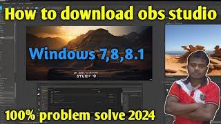 how to Download OBS Studio on Windows 7, 8, and 8.1
