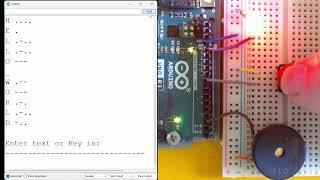 Arduino Morse Code encoder-decoder