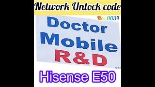 Hisense E50 Network Unlock