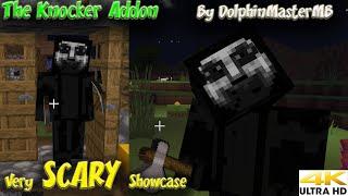 The Knocker Addon by DolphinMasterMB Best Scary Addons Fearcraft Dwellers Minecraft Bedrock PE