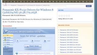 Panasonic KX-P1150 Drivers for Windows 8 (32bit|64 bit) 52.6.955.1173