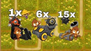 Btd6 1 ultra juggernaut vs. 6 juggernauts vs. 15 spike-o-pults