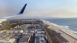 High Winds, Smoke, and Wildfires | Intense Landing at LAX!