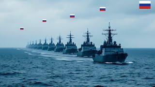 5 minutes ago! 7 Russian allied ships carrying 180 ammunition trucks were sunk