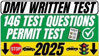 2025 DMV WRITTEN TEST (Permit Exam for Driver's License)