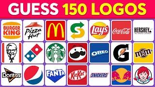 Guess the Logo in 3 Seconds | 150 Famous Food & Drink Edition  Logo Quiz 2024