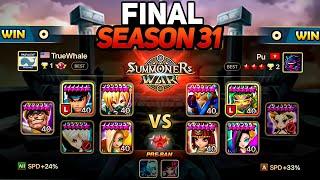 TRUEWHALE vs PU (BO5) | SEASON 31 FINAL | Summoners War Legend Tournament S31