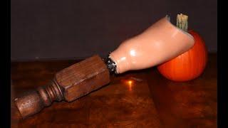 Turn A Prosthesis into a Pirate Peg Leg For Halloween