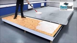 How to install an EPDM Flat Rubber Roof, ClassicBond
