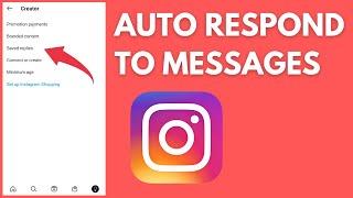 How to Auto Respond to DMs on Instagram | Instagram Auto Responder