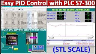 PLC S7-300 PID control temperature with SIMATIC Manager V5.7