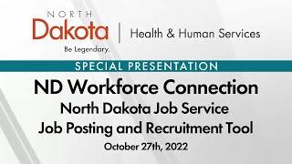 ND Job Service Job Posting and Recruitment Tools