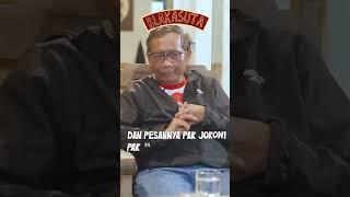 MAHFUD MD DITAWARI BANYAK KOPER UANG? INI PESAN JOKOWI!