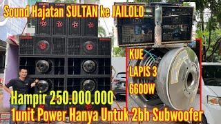 Sound Hajatan JUFORLANDO dengan Spek Sultan Barclay Tripel Mahnet 6600w #huper