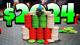 Big Pots at CRAZY $2/5/10 Private Game! MUST SEE!! | Poker Vlog #285