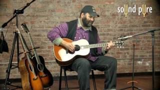 Otis Taylor Playing On His Signature Santa Cruz Guitar at Our Studios