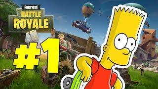 Bart Simpson Playing Fortnite