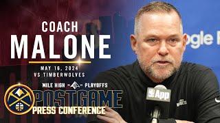 Coach Malone Full Post Game Six Press Conference vs. Timberwolves 