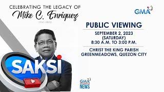 Burol ni Mike Enriquez, bubuksan sa publiko sa Sabado | Saksi