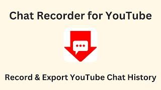 How to record and download YouTube live stream chats to CSV/JSON/XLSX in 2025