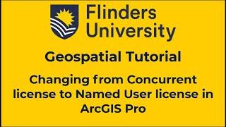 Change from Concurrent license to Named User license in ArcGIS Pro